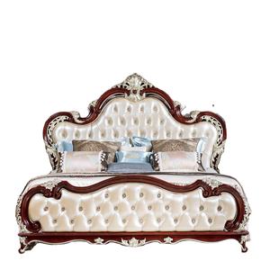 Cadre de lit de luxe en bois, meuble de chambre à coucher, haute qualité, meilleure vente - Product Image 3