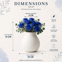Vase décoratif texturé blanc de qualité supérieure, plus durable et fiable pour une utilisation prolongée, disponible à un prix inférieur