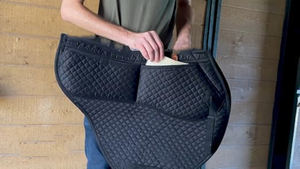 Almohadillas de Felpa para Silla de Montar a Caballo, Diseño de Alta Calidad, Color Sólido, Acolchadas de Algodón, para Salto y Uso General, Último Modelo 2026 - Product Image 2