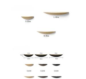 Estantes de Pared Flotantes de Madera de Acacia Natural, Juego de 3, Organizador de Almacenamiento y Exhibición para Decoración del Hogar, Venta al Por Mayor - Product Image 6