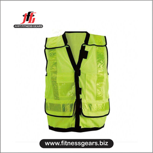 Chaleco de Seguridad para Hombre, Impermeable y Reflectante, Chaleco Antipuñaladas, Ropa de Tráfico, Color Naranja, Hecho de Nailon - Product Image 2