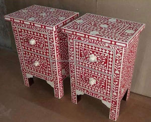 Console en incrustation d'os, belle table console en incrustation d'os, meubles d'Inde, ottomanes de luxe à vendre - Product Image 2