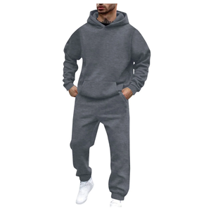 Survêtements pour hommes en coton de qualité supérieure, taille plus, respirants, à capuche, pour l'hiver, personnalisables, étiquette privée - Product Image 3