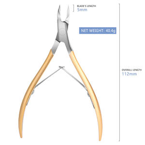 ที่ตัดหนังกำพร้าแบบมืออาชีพทำจากสเตนเลสใบมีดโค้งออกแบบได้ตามต้องการพร้อมขากรรไกรที่กว้างสำหรับการดูแลเด็กทารก - Product Image 6