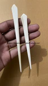 Épingle à cheveux en os de buffle naturel, écologique et nouveau style 2026, pour fixer les chignons et les torsades. - Product Image 5