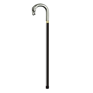 Canne de marche en laiton antique avec tête de cheval et poignée argentée – Durable, légère, capacité 750g, pour le camping et la randonnée, pour hommes et femmes - Product Image 5