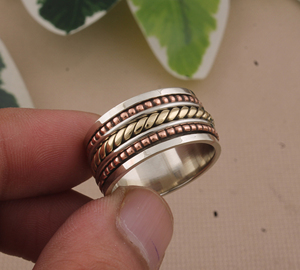 Wholesale 925 Sterling <b>Silver</b> Classic Band <b>Ring</b> Minimalist Doted Wedding Bands Fine Jewelry <b>for</b> Women <b>Men</b> Party - Product Image 3