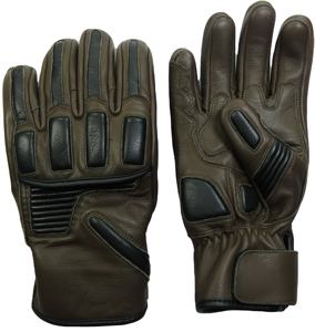 Gants de moto en cuir marron unisexes de haute qualité - Imperméables, respirants, compatibles écran tactile, doigts entiers, pour la conduite - Product Image 2