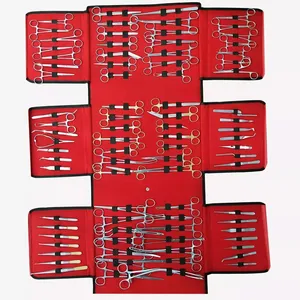 Ensemble d'instruments chirurgicaux de 101 pièces, acier inoxydable de haute qualité, kit complet d'outils de chirurgie médicale, kit chirurgical réutilisable pour hôpital - Product Image 1