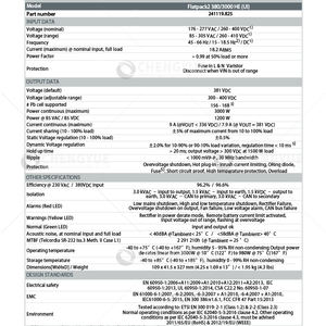 Módulo Retificador Eltek Flatpack2 380/3000 HE 380V AC para telecomunicações 241119.825 - Product Image 3