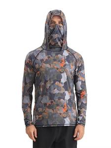 Sudadera con Capucha de Manga Larga para Hombre, Cómoda, para Actividades al Aire Libre, 100% Poliéster, Protección UV UPF 50+, Secado Rápido, para Pesca - Product Image 4