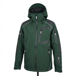 Veste softshell d'hiver à capuche pour homme, best-seller, fermeture éclair, imperméable, respirante, anti-UV, résistante aux déchirures, 100% polyester - Product Image 1