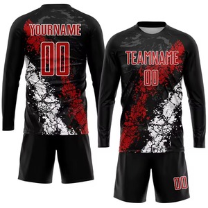 Custom Sublimated <b>Soccer</b> Jersey Long Sleeve Moisture Wicking Breathable Team Name Printed Front Athletic Fit Unisex All Seasons - Product Image 6