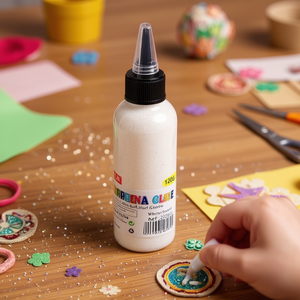 Colla Glitterata Ilan Purpurina 120G Bianca e Oro per Progetti Artistici Fai-da-Te - Product Image 2