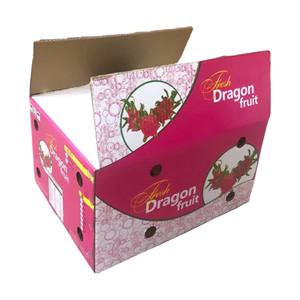 Boîte en carton ondulé recyclable de qualité supérieure pour l'emballage de fruits frais, légumes et farine avec impression flexo personnalisée - Product Image 4