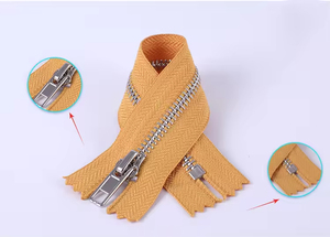 Metal <b>Zipper</b> Y Teeth Ordinary Closed End <b>Zipper</b> With Auto Lock Apparel <b>Zippers</b> for Bags Luggage Clothin - Product Image 3
