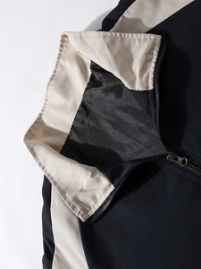 Chaqueta Cortavientos Ligera para Hombre con Logotipo Personalizado de Alta Calidad, Chaqueta Deportiva Informal de Satén con Cuello Alto - Product Image 3