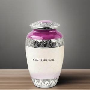 Urnes funéraires personnalisées de couleur rose pour les cendres de souvenirs, couvercle à verrouillage sécurisé, couleurs personnalisées, urnes funéraires commémoratives pour les cendres - Product Image 2