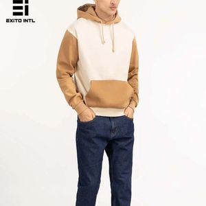 เสื้อฮู้ดผู้ชายแบบมีซิป ผ้าฝ้ายฟลีซ 100% ระบายอากาศ ซักง่าย กันลื่น ไซส์ใหญ่พิเศษ สำหรับฤดูหนาว ขายส่ง - Product Image 1