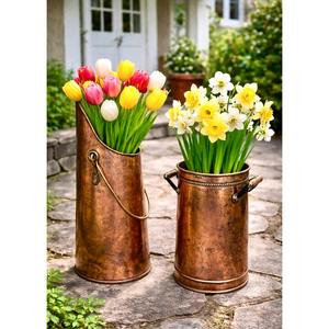 Macetas Decorativas de Metal Estilo Vintage para Decoración del Hogar y Cocina, Macetas Francesas para Jardín - Product Image 6