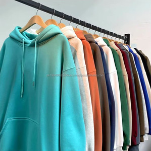 Sudadera con Capucha Unisex de 400 Gsm, Fabricada en Bangladesh, Personalizada, con Estampado Digital Gráfico DTG, Estilo Holgado, Recortada, Talla Grande para Hombre - Product Image 2