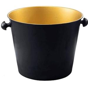 Cubo de Almacenamiento para Artículos de Fiesta, Recubierto de Polvo Negro, Nuevo, Decorativo, Grande, Resistente, para Hielo y Cerveza - Product Image 1