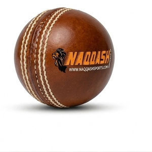 Pelota de Cricket de Alto Rendimiento, 50 Overs, Núcleo de Corcho Comprimido, Cubierta de Cuero Cosida, Multicapa, Resistente - Product Image 1