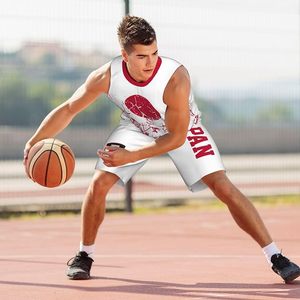 Japan Flag Grain Basketball Jersey Uniform Suit for Men Adults Training <b>Athletic</b> Set - Product Image 5