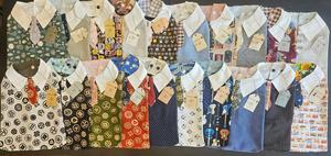 Handmade Designer Dog Clothing Japanese Fabric Pet Apparel with <b>Tie</b> Classic Style Adjustable Dog Outfits for Halloween - Product Image 4