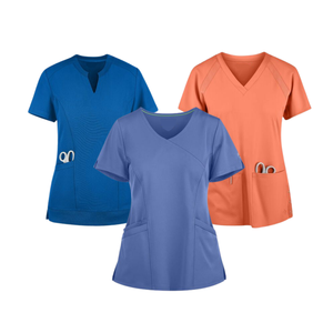 OFERTA ESPECIAL Top Scrubs enfermería moda Uniforme médico ropa de hospital diseño personalizado para mujeres-Saomai FMF VN uniforme - Product Image 6