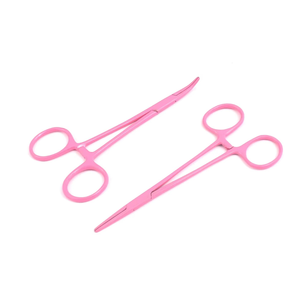 Herramienta manual de acero para pinzar mosquitos, pinza para pelo de mascotas, alicates de pesca con bloqueo, herramientas de depilación, punta curva y recta, 12.5, 16, 18 cm - Product Image 3