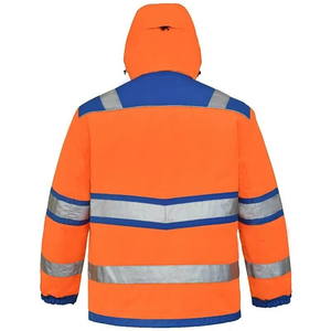 Vestes à capuche de sécurité haute visibilité pour travaux en extérieur, impression par sublimation, pour le travail industriel, options de couleurs, fourniture d'usine - Product Image 3