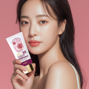 Crème BB hydratante SPF50 Triple Plus Protection Base de maquillage Peau éclatante 50ml - Product Image 3