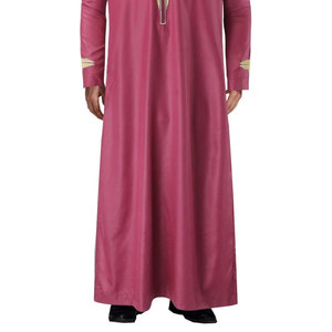 Men Juba Traditional Muslim Prayer Robe Long Sleeve Comfortable Breathable Fabric Loose Fit Modest <b>Islamic</b> <b>Clothing</b> - Product Image 5