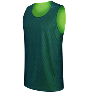 Good Quality Polyester Mesh Basketball Vest Breathable Training Custom Logo Sportswear Vest Jersey Sublimation Lightweight Vest - Product Image 1