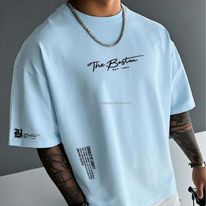 Ropa Urbana Retro de Punto con Letras de Carreras Vintage, Hombros Caídos, Diseño Personalizado con Logotipo OEM ODM para Hombre, Corte Regular, Orgánico - Product Image 2