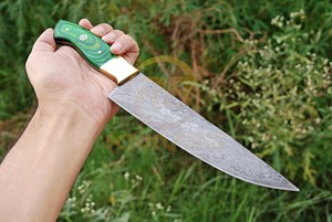 Custom Handmade Damascus Chef <b>Knife</b> Professional Kitchen <b>Knife</b> Razor <b>Sharp</b> Cooking <b>Knife</b> with Wooden Handle OEM Wholesale - Product Image 2