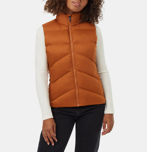 Chaleco Acolchado de Invierno con Logotipo Personalizado OEM, Chaleco Informal Ligero de Color Sólido sin Mangas para Mujer - Product Image 5
