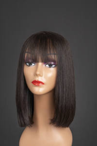 Peluca de cabello humano 100%, peluca recta de hueso sedoso, cabello de color, peluca con malla frontal de cabello humano vietnamita crudo, encaje HD 300G 8-32" - Product Image 5