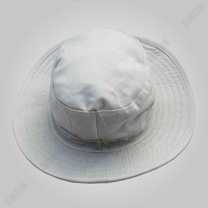 Chapeau de cricket à large bord SIBRIN, casquette de sport personnalisée en coton de haute qualité, chapeau de soleil safari pour homme, casquette de sport d'été, blanc - Product Image 1