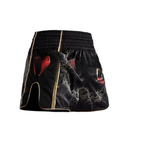 muay thai <b>shorts</b> high quality satin fabric lightweight breathable training <b>shorts</b> custom logo comfortable fit for <b>men</b> women - Product Image 4