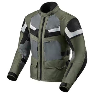 Combinaison de moto pour homme, veste et pantalon de course imperméables en Cordura, multicolores, avec doublure thermique intérieure pour moto - Product Image 5