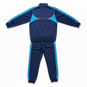 Factory High Quality Men's Football Tracksuit Short Front Quick Dry Breathable 100% Polyester Sublimated Print 240g <b>Athletic</b> Fit - Product Image 2