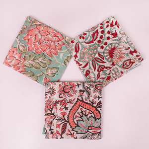 Sustainable Cotton Bandana Handmade <b>Square</b> <b>Scarf</b> Ethically Neckerchief Bag Accessories Face Cover Up - Product Image 5