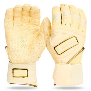 Guantes de Béisbol para Hombre, Diseño Moderno, Color Negro Personalizado, Antideslizantes, de Cuero, Cómodos - Product Image 1