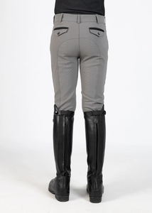 Pantalones de entrenamiento cómodos y elegantes de tela elástica suave, pantalones de equitación de spandex para niños y mujeres - Product Image 3