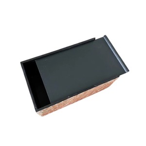 Caja de pañuelos rectangular de alta gama con incrustaciones de nácar y madera hecha a mano para decoración del hogar - Product Image 5