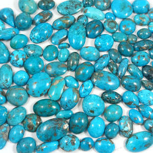 Lote de cabujones de turquesa persa natural al por mayor, lote de piedras preciosas de turquesa persa para la fabricación de joyas - Product Image 6