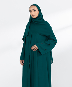 Abaya Modeste Femme Personnalisée Tenue Décontractée Légère Hiver Printemps 2025-26 Service OEM Sur Mesure Vêtements Islamiques - Product Image 4