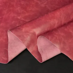 Cuero de vaca curtido vegetalmente Vintage Rose de primera calidad, genuino, material real para fabricación de zapatos, bolsos y carteras, para manualidades DIY - Product Image 1